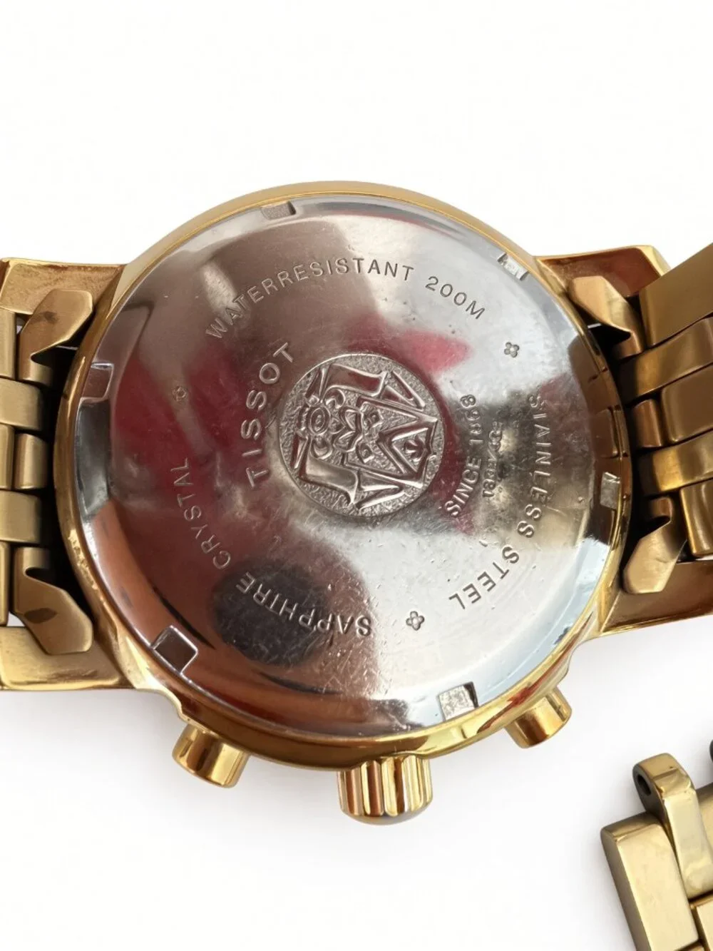 Tissot PRS200 Men's Gold Chronograph Watch T362